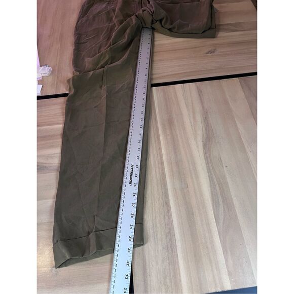 Vintage  Jones New York High Waisted Pleated silk  Pants Sz 16 - Picture 9 of 10